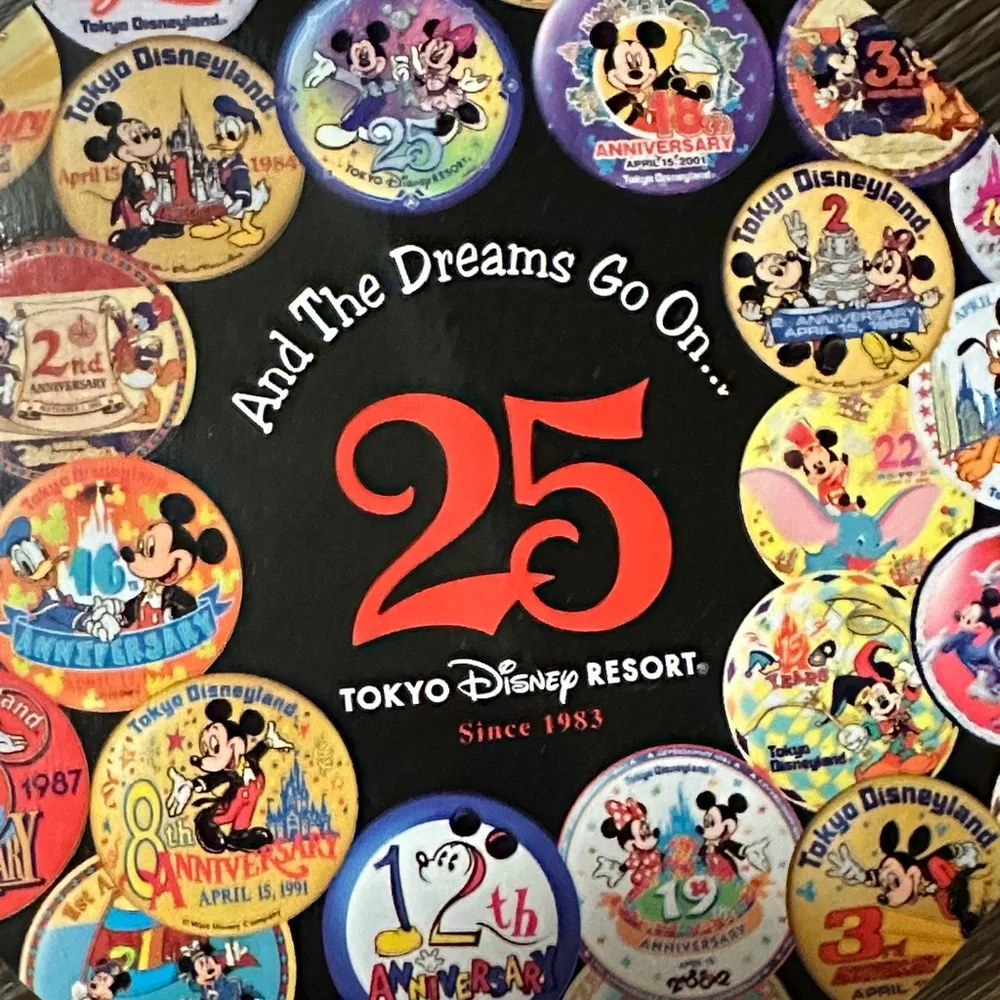 Disney Colorful 25th Anniversary notepad